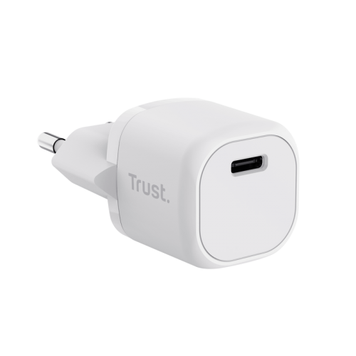 Incarcator retea Trust Maxo Ultra-slim, 20W, USB-C, White
