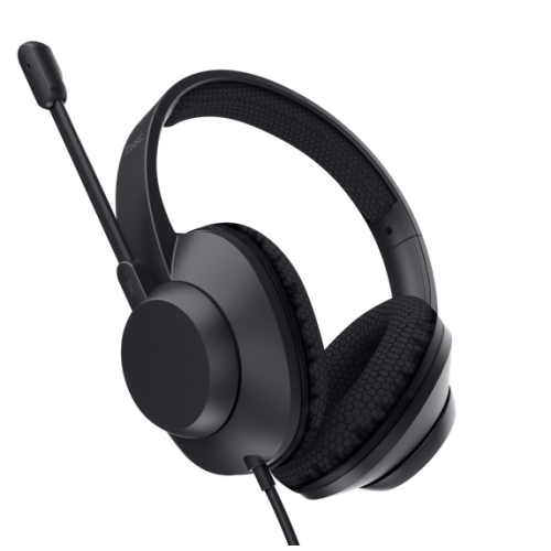 Casti Trust cu fir Ayda Max USB negru