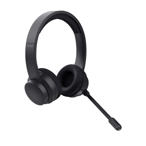 Casti cu microfon Trust Ayda WS ENC, 3.5 mm jack/Bluetooth, Black