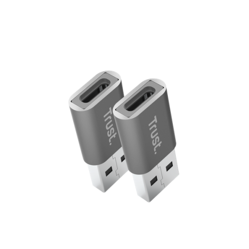 Adaptor Trust Calyx USB-A-USB-C, gri