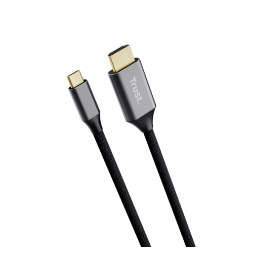 Cablu Trust Calyx USB-C - HDMI, gri ng