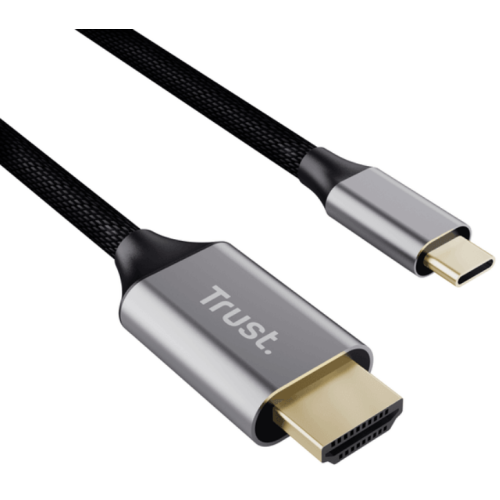 Cablu Trust Calyx USB-C - HDMI, gri ng