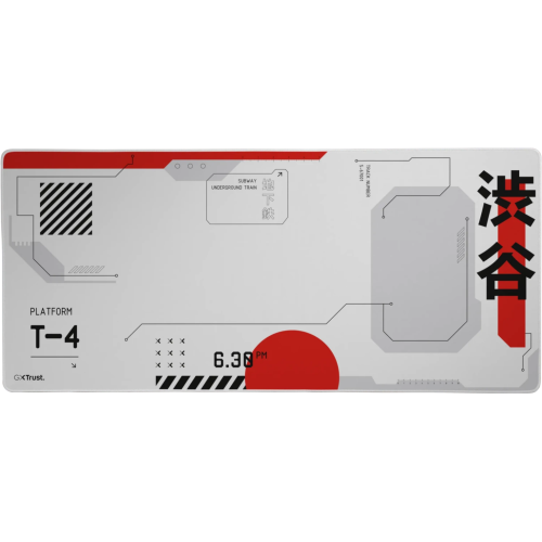 Mousepad Trust GXT 759 XXL, rosu/alb