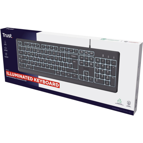 Tastatura cu fir Trust Primo gri