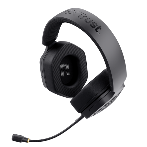 Casti cu microfon Trust GXT 493PS Carus, 3.5 mm jack/USB-C/A Wireless, Bluetooth, Black