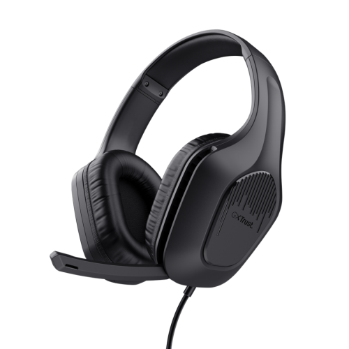 Casti cu microfon Trust GXT 417 Zirox Lightweight, 3.5 mm jack, Black