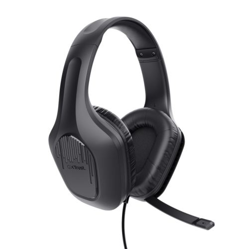 Casti cu microfon Trust GXT 417 Zirox Lightweight, 3.5 mm jack, Black