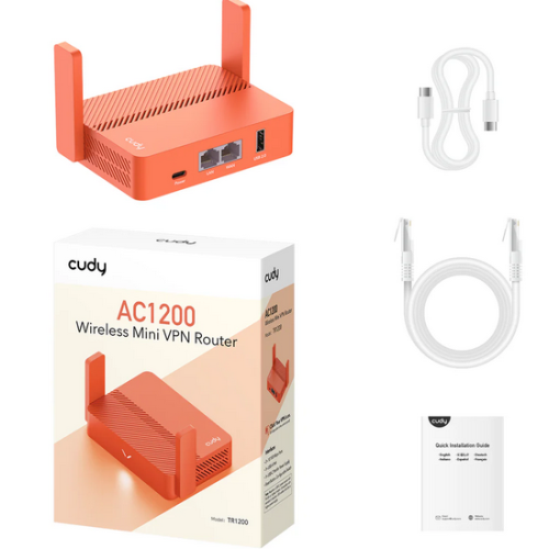 Router Wireless Cudy TR1200, 1 x LAN