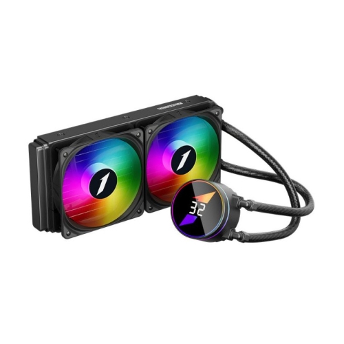 Cooler procesor 1st PLAYER THUNDERSTORM TS3 240, ARGB LED, 2 x 120mm, Black
