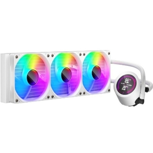 Cooler procesor 1st PLAYER Thunderstorm TS4 360, ARGB LED, 3 x 120 mm, White