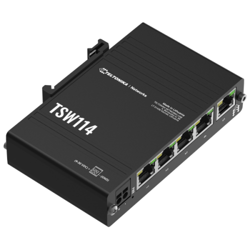 Switch Teltonika TSW114, 5 porturi (1 PoE)