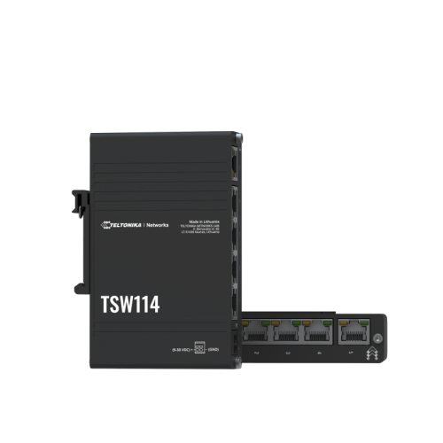 Switch Teltonika TSW114, 5 porturi (1 PoE)