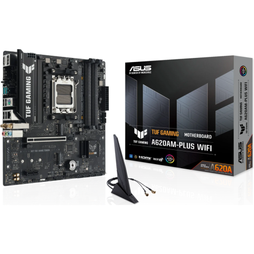 Placa de baza ASUS TUF GAMING A620AM-PLUS, AMD A620A, Socket AM5, mATX