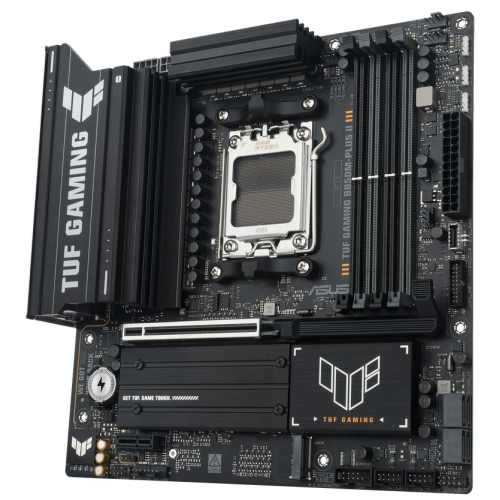 ASUS TUF GAMING B850M-PLUS II AM5 4xDDR5 mATX Pciex5 DP HDMI USB MB