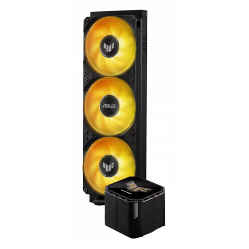 Cooler procesor ASUS TUF Gaming LC III 360, ARGB LED, 3 x 120 mm, Black