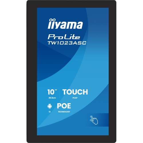 Display Interactiv Iiyama Seria ProLite TW1023ASC-B3P, 10.1 inch, 1280 x 800 pixeli, Black