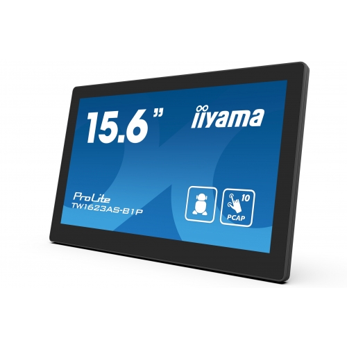 Display Interactiv Iiyama Seria ProLite TW1623AS-B1P, 15.6inch, 1920x1080pixeli, Black