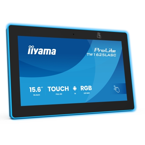 Display Interactiv Iiyama Seria ProLite TW1625LASC-B3PNR, 15.6 inch, 1920 x 1080 pixeli, Black