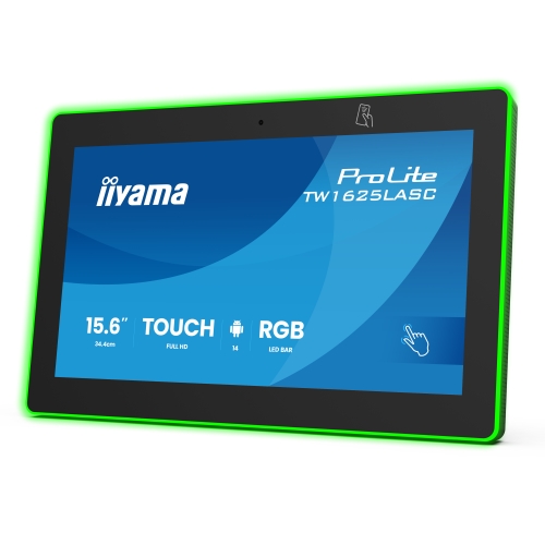 Display Interactiv Iiyama Seria ProLite TW1625LASC-B3PNR, 15.6 inch, 1920 x 1080 pixeli, Black