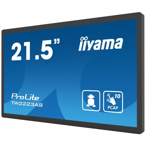 Display Interactiv Iiyama Seria ProLite TW2223AS-B2, 21.5inch, 1920x1080pixeli, Black