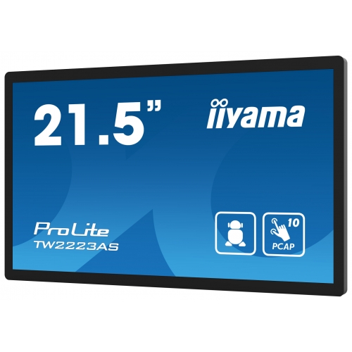 Display Interactiv Iiyama Seria ProLite TW2223AS-B2, 21.5inch, 1920x1080pixeli, Black