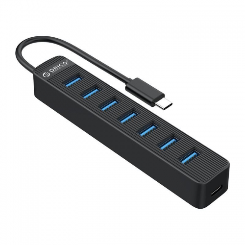 HUB USB Orico TWC3-7A-BK, 7x USB 3.2 gen 1, Black