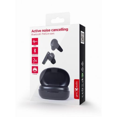 Handsfree Gembird Malmo TWS-ANC-MMX, Black