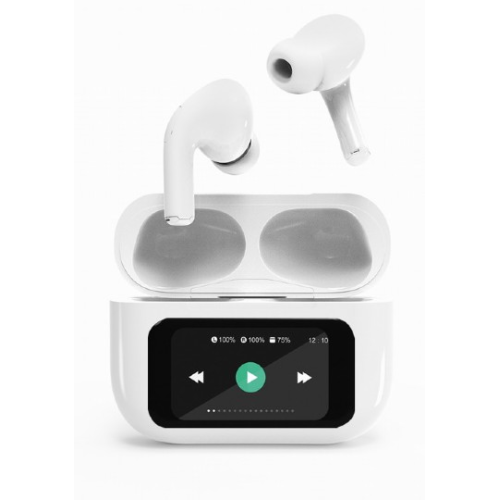 Handsfree Gembird TWS-LCD-ANC-01-W, White