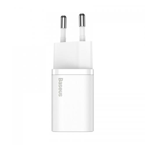 Incarcator retea Baseus Super Si TZCCSUP-B02, 1x USB-C, 3A, White