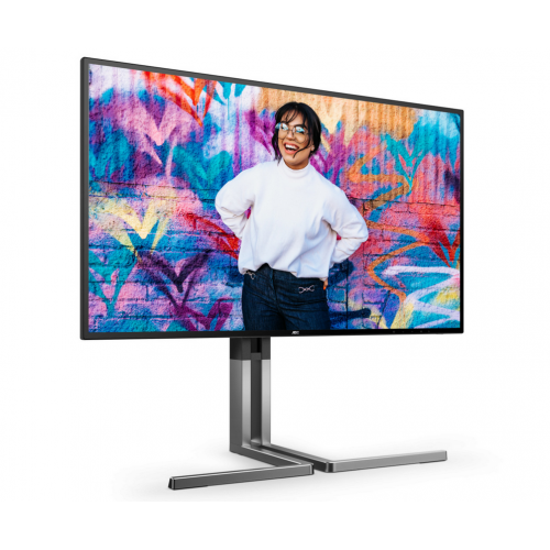 Monitor LED AOC U27U3CV, 27inch, 3840x2160, 4ms GtG, Black