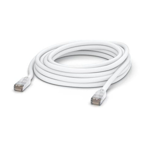 Patch Cord Ubiquiti UACC-CABLE-PATCH-EL-8M-W, Cat5e, S/UTP, 8m, White