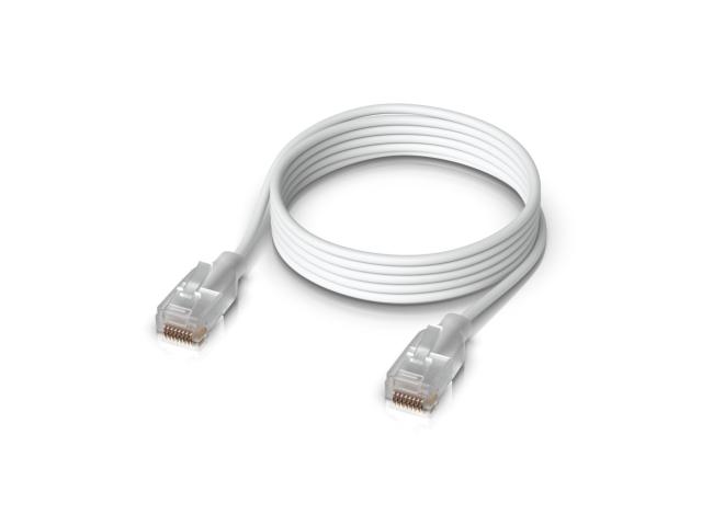 Patch Cord Ubiquiti UACC-Cable-Patch-EL-1M-W, Cat5e, S/UTP, 1m, White