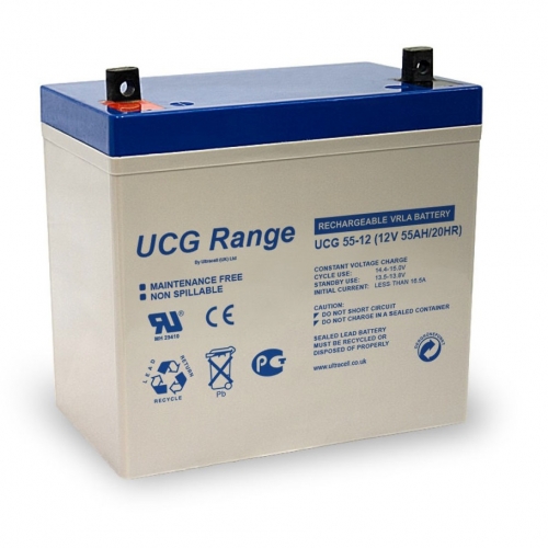 Acumulator UPS Ultracell UCG55-12, 12V, 55Ah