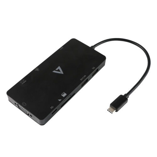 Docking Station V7 UCMINIDOCK-ALTHV, Black