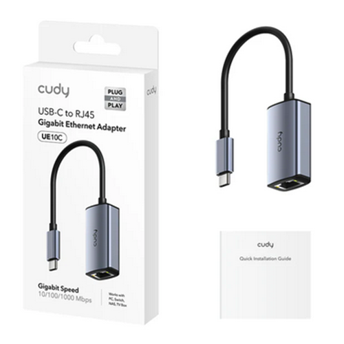 Placa de retea Cudy UE10C, USB-C, Gray
