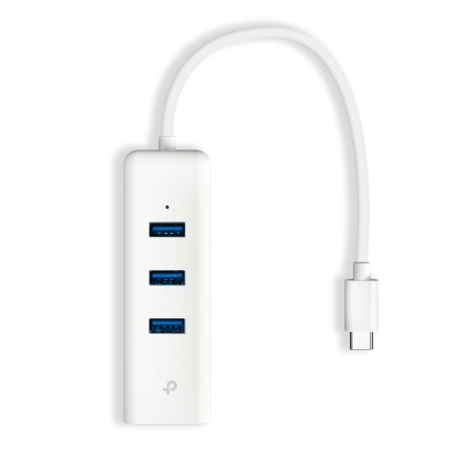 Placa de retea TP-Link UE330C, USB-C, White