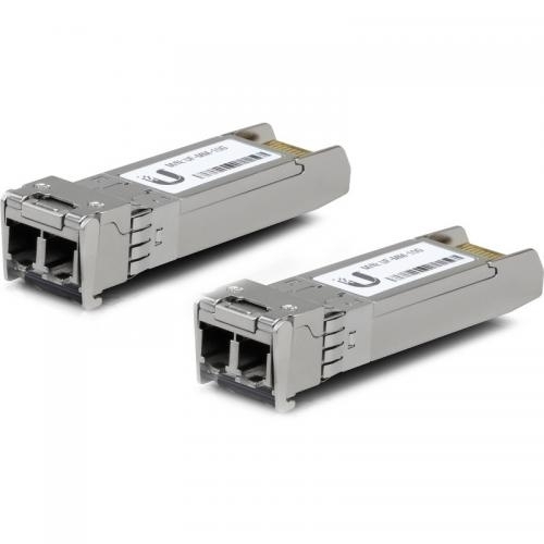 Transceiver Ubiquiti SFP+ 10GB UF-MM-10G, 850 nm, Multi-Mode, DDM, 300 m, Duplex LC, 2 bucati