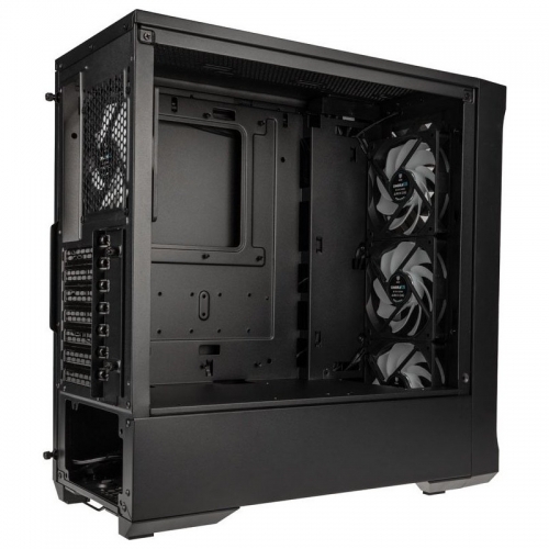 Carcasa Kolink Unity Cascade ARGB Black, Fara sursa