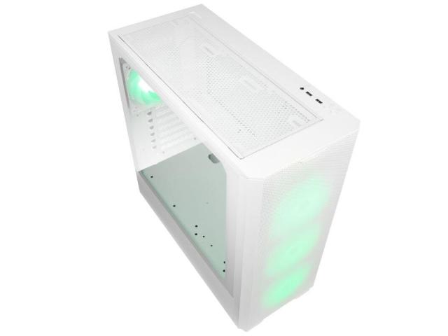 Carcasa Kolink Unity Solar Mesh ARGB White, Fara sursa