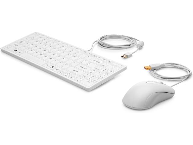 Kit HP Healthcare Edition - Tastatura, USB, White  + Mouse Optic, USB, White