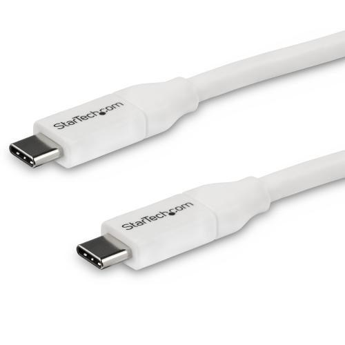 Cablu de date Startech USB2C5C4MW, USB-C - USB-C, 4m, White