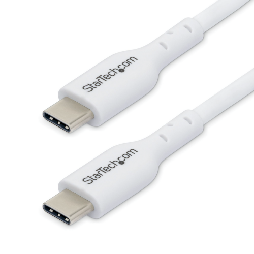 Cablu de date Startech USB2CC2MNCWHE, USB-C male - USB-C male, 2m, White