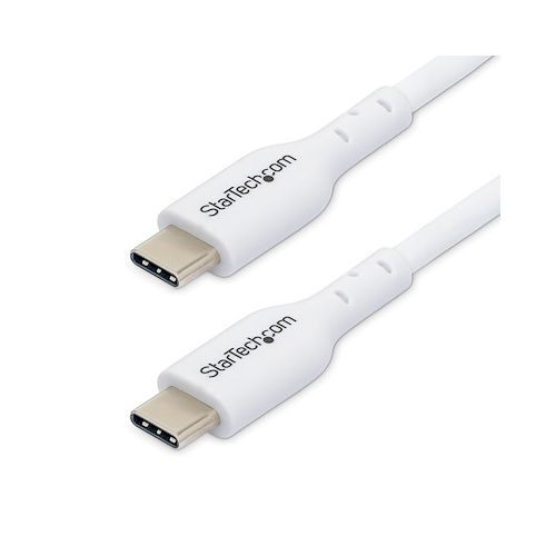 Cablu de date Startech USB2CC3MWHE, USB-C male - USB-C male, 3m, White