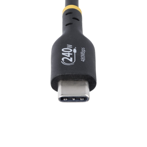 Cablu Startech USB2EPR4M, USB-C male - USB-C male, 4m, Black