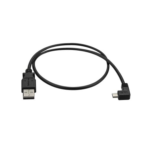 Cablu Startech USBAUB50CMRA, USB - micro USB, 0.5m, Black