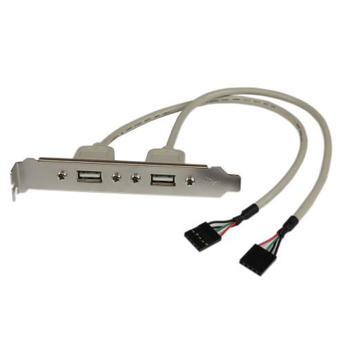 Adaptor Startech USBPLATE, 2x USB - IDC, 5pin