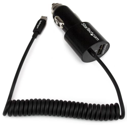 Incarcator auto Startech USBUB2PCARB, 1x USB, Black