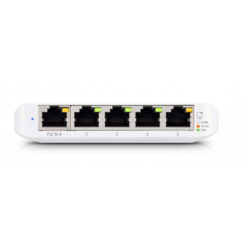 Switch Ubiquiti USW-FLEX-MINI, 5 porturi (1 PoE in), 3 bucati