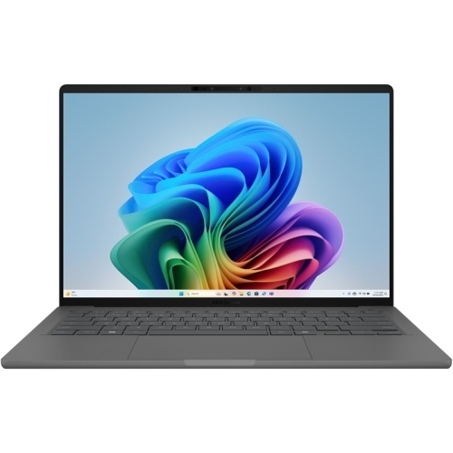 Laptop ASUS ZenBook A14 OLED UX3407RA-QD027X, Snapdragon X Elite X1E-78-100, 14 inch, RAM 16 GB, SSD 1 TB, Qualcomm Adreno, Windows 11 Pro, Iceland Gray