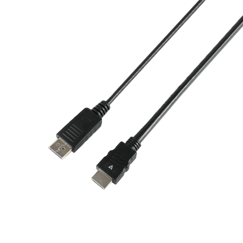 Cablu V7 V7DP14HDMI21-1M-BLK, DisplayPort male - HDMI male, 1m, Black